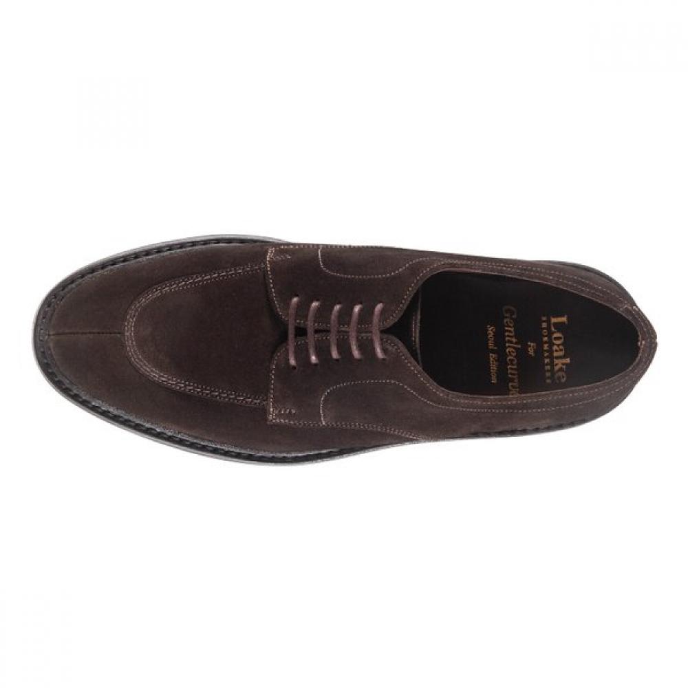 Loake Westminster Dark Brown Suede Seoul Edition