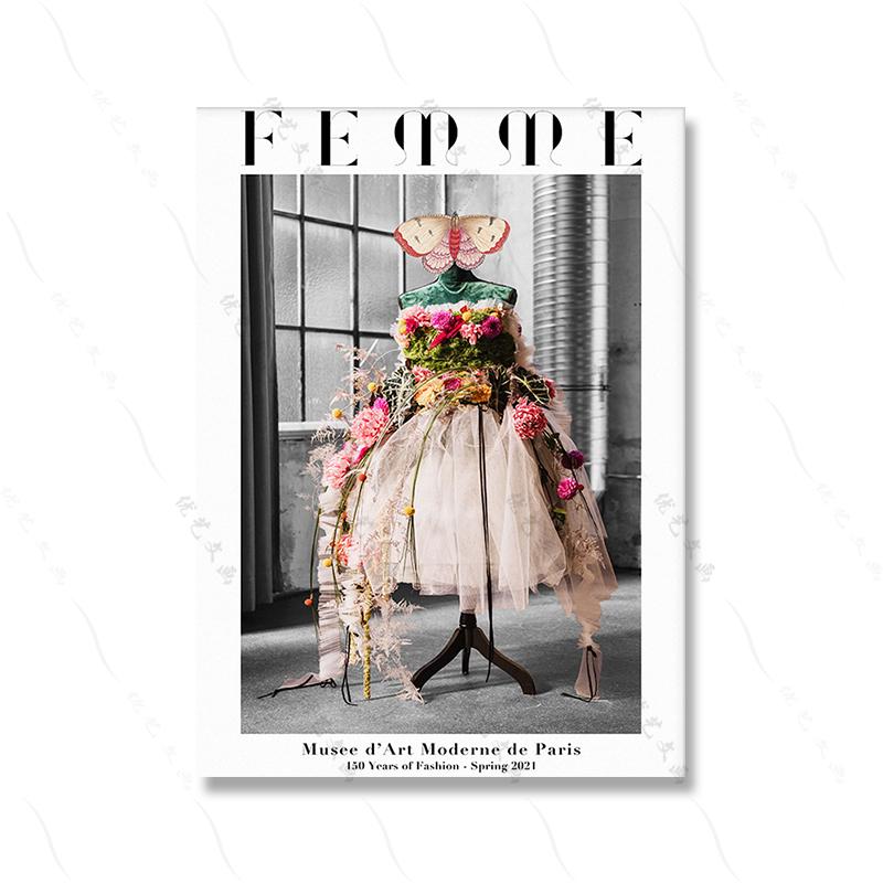 Paris Museum Mode Poster Druck Sexy Frau Blumen Café Wand Kunst Leinwand Malerei Zimmer Home Decor Brust Grace Girl