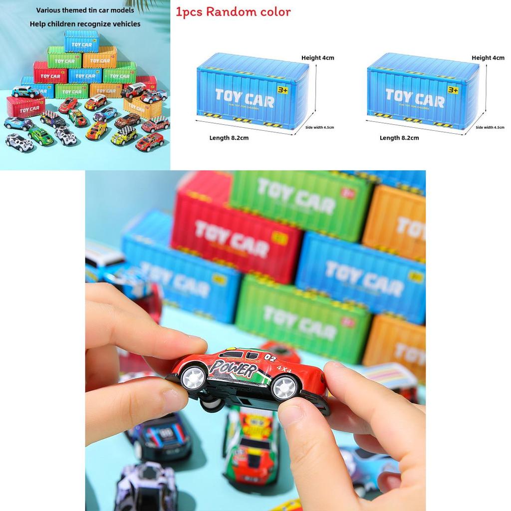 Simulation Mini Inertial Plastic Car Model Children Toy For Creative Play And Development