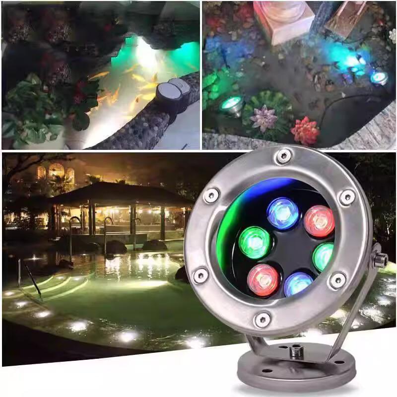 NuFeng 9W Roter Unterwasser-LED-Scheinwerfer