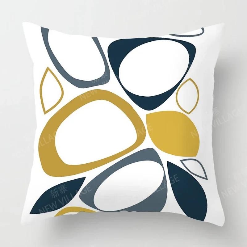 Nordic Fall Home Decor Autumn Throw Pillow Case Sofa Cushion Cover Modern X  X X  X Geometry