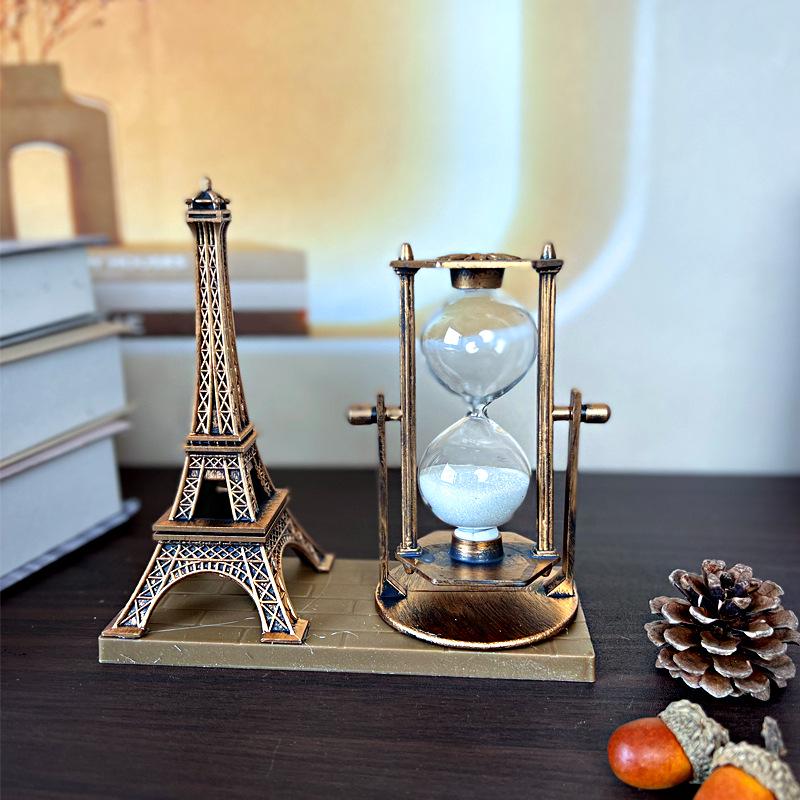 

Creative Retro Ferris Wheel Quicksand Hourglass Ornament for Students - Home Decoration Handicraft Color Box Packaging