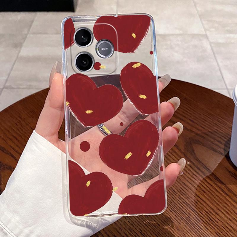 Jelly Casing For Honor 600 Lite / Honor 500 Smart 5G Clear Silicone Soft TPU Back Cover Cute Cat Rabbit Heart Protective Case