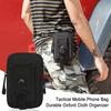 Tactical Molle Pouch Universal EDC Waist Bag with Cell Phone Holster Outdoor Belt Bag Gadget Pouch for Hiking Outdoor Adventures