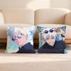 J-Jujutsu anime K-Kaisen Cushion Cover Home & Car Multi-Scene Pillow Cover - Reversible, Soft & Durable for Daily Use