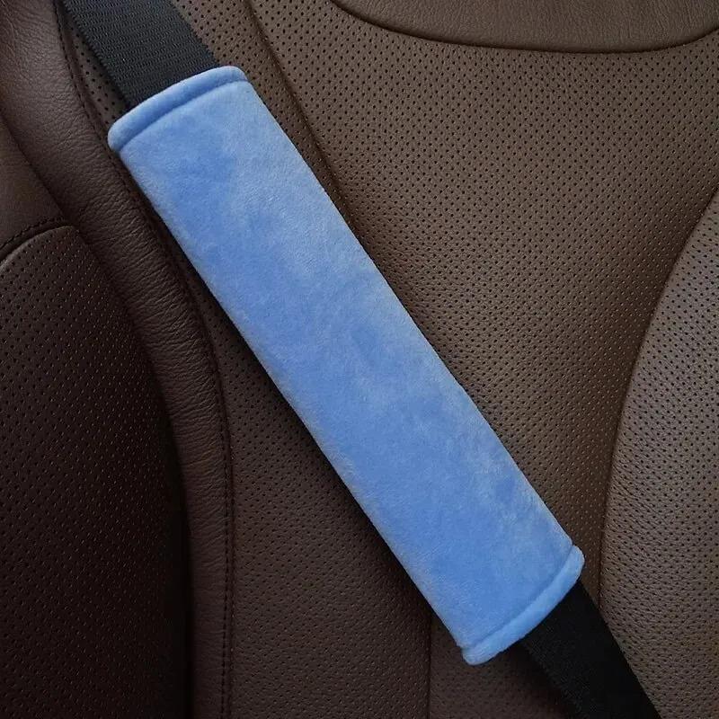 Universal Car Seat Belt Cushion Strap Cover Cushion Strap Safety Shoulder Short Plush Protector Interior Accessories