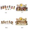 Christmas Manger Decoration Set Baby Jesus Statues Resin Art Crafts for Home Festival Wedding Party Decor