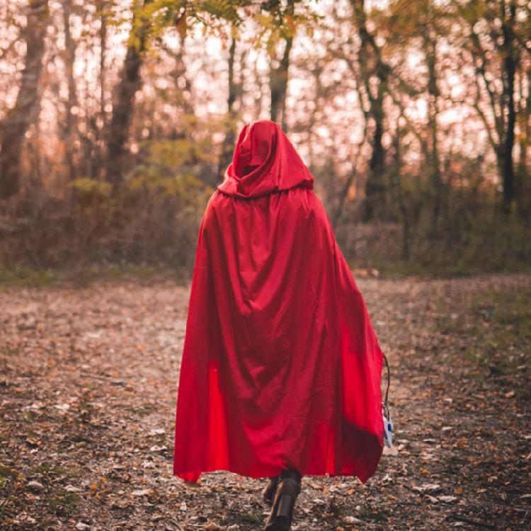 Hooded Robe Cloak Halloween Hooded Cloak Long Cape Halloween Christmas Cape Costumes 80cm/120cm/150cm
