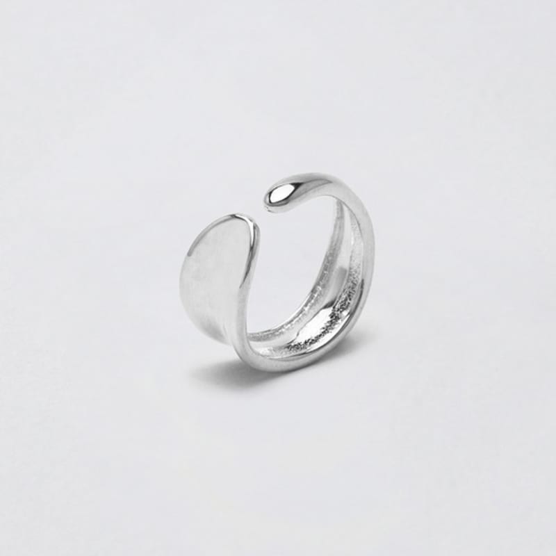 Another Layer Pinky Flow Ring (silver925)