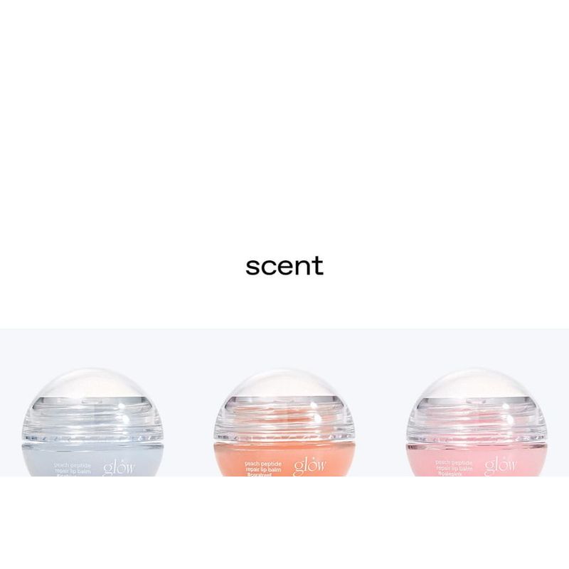 glow Peach Peptide Lip Balm - 3 Types