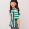 EDENIK Resort Vertical Stripe Summer Knit Cardigan