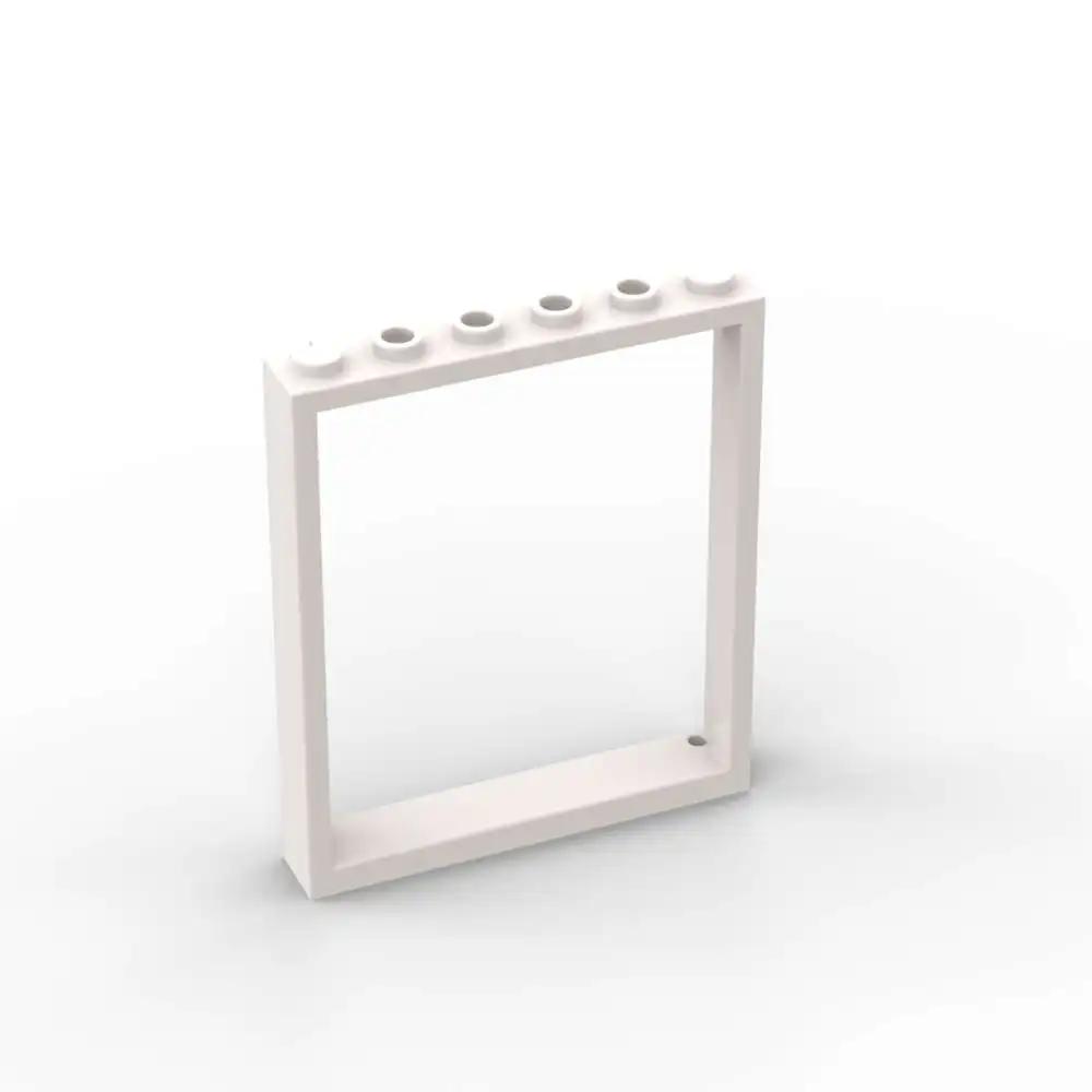 

MOC 10PCS 42205 General Flat Window Front Door Frame 1x6x6 Building Block Replaceable Brick Puzzle Idea Toys Special Day Gifts
