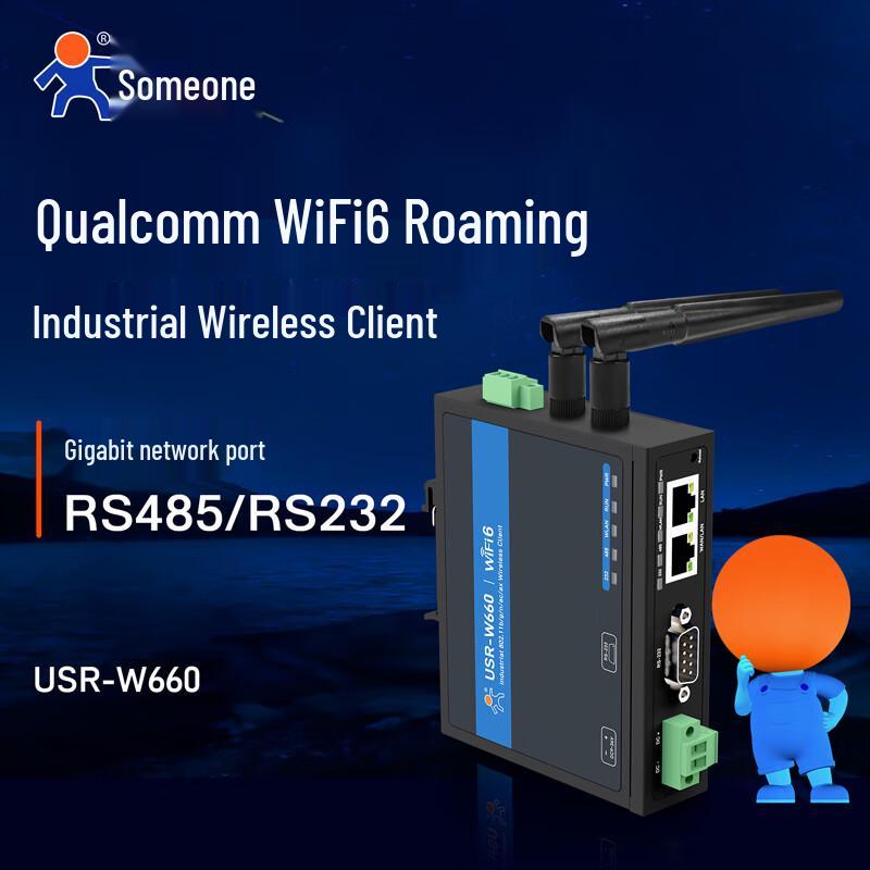 

USR-W660 Промисловий вуличний WiFi6 Точка доступу/Клієнт