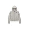 Nike X Stussy Stone Washed Fleece Zip Hoodie Grey Heather Unisex Tops FJ9181-050