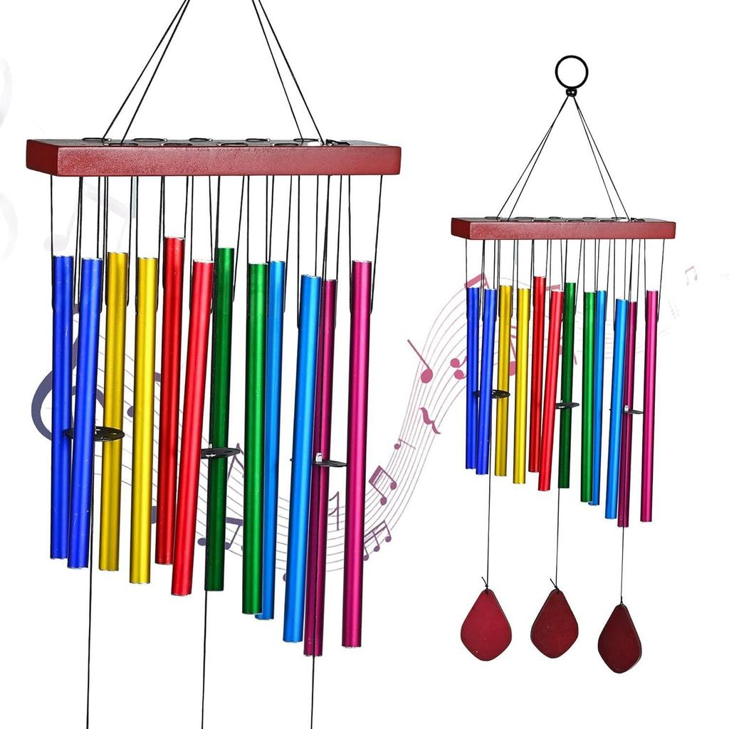 Harmony Multi-Color Wind Chimes for Bedroom & Living Room – Soothing Home Décor, Housewarming, Balcony & Garden Hanging Decoration