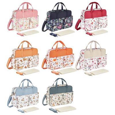 Watertight Baby Diaper Bag with Prams Straps Spacious Travel Bag Essential Travel Diaper Bag Large Capcity for Mom