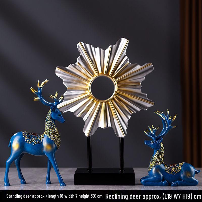 Creative Deer Ornament for Home Decor - Perfect for Living Room, Wine Cabinet, TV Stand, or Entryway Display