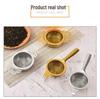 304 Stainless Steel Long Handle Tea Infuser with Double Ear Mesh Strainer Basket