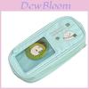Canvas Cat Pen Case With Clear Window For Students And Office Supplies