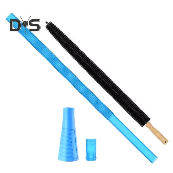 

Комплект для чистки вентиляционного отверстия сушилки Щетка для удаления ворса из сушилки Простая в использовании гибкая конструкция Щетка для насадки на шланг пылесоса Удалятель ворса синий