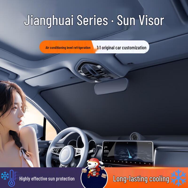 Car Windshield Sunshade: Protects & Moisturizes Interior, Shields Dashboard, Ensures Privacy. Ideal for Summer Use.