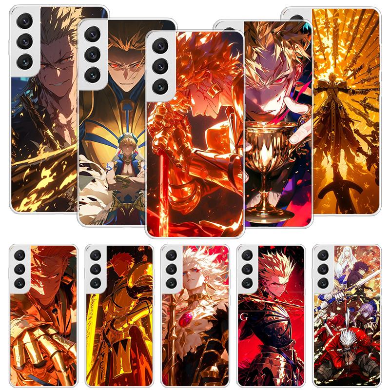 Fate Zero Stay Night Gilgamesh Phone Case For Samsung Galaxy S26 S25 Edge S24 S23 FE S22 Ultra S21 Plus S20 + Fundas Cover Coque