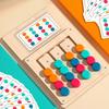 Cognitive Growth, Color Matching Puzzle Toy Brain Teaser Game for Youngsters Ages 3-7, Perfect Road Trip Travel Activity,Christmas or Birthday Gift