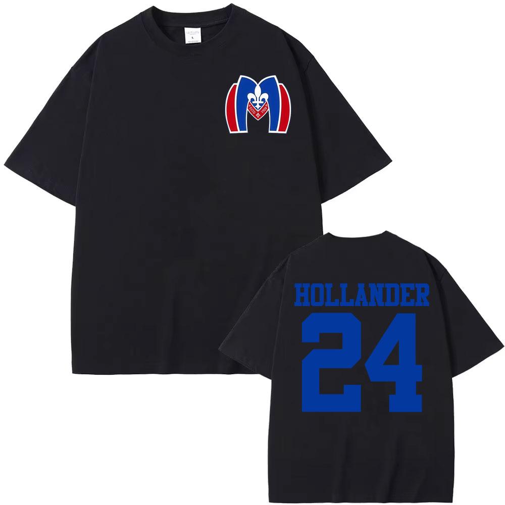 Heated Rivalry Hollander 24 Graphic Tee Shirt Men Women Fashion Summer T Shirt High Quality Crewneck Oversized Loose Tshirts