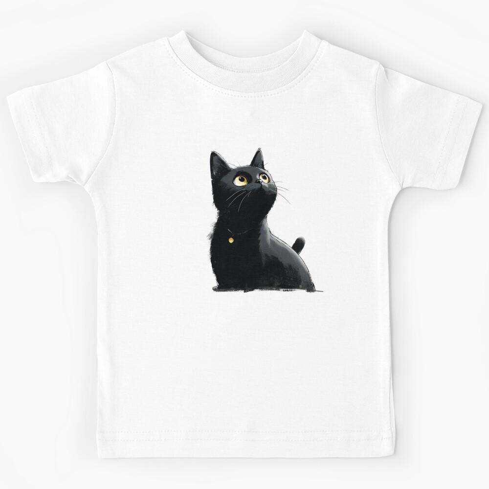 Black kitty cat Kids T-Shirt 140