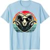 Retro Ram Head Graphic Tee Men Women Unisex Vintage Cool Animal T-Shirt