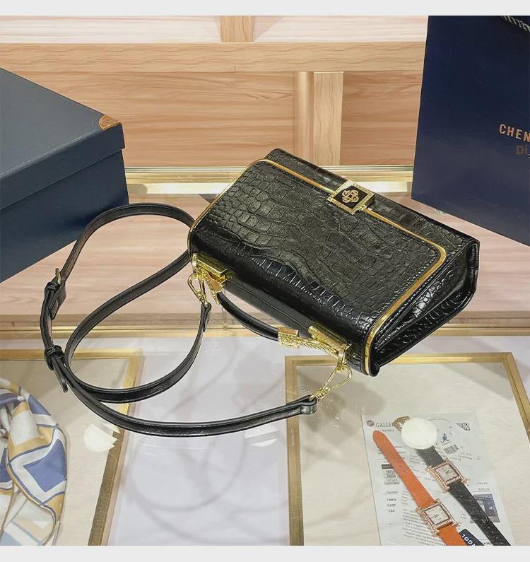 2024 Summer Women's Handmade Genuine Leather Crossbody & Shoulder Bag - Light Luxury, High-End Commuter Style