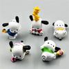 Hot 5Pcs Sanrio Anime Figure3-4cm Kawaii Pochacco Melody Model Accessories Children's Toys Gift Action Figures Pvc Gift Doll