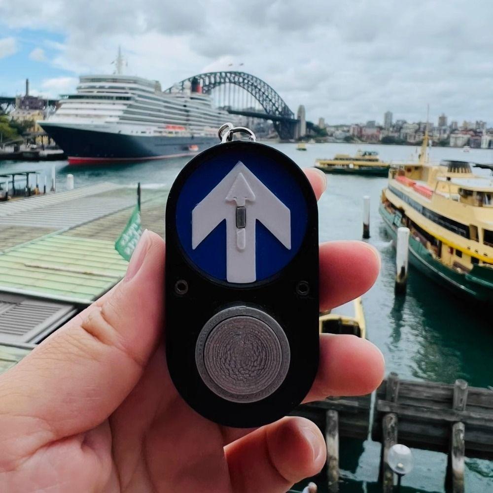 Sound Accessory Sidewalk Traffic Light Button Keychain Traffic Light Toy The Children's Day