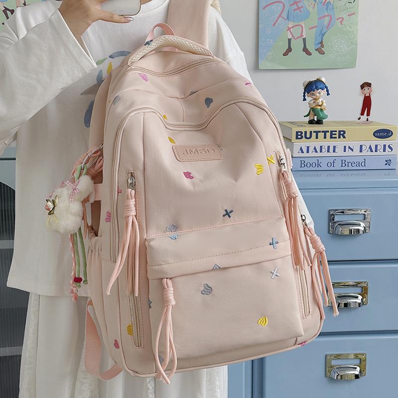 Schoolbag New Mori Large-capacity Backpack for Junior and High School Students Lightweight Women's Schoolbag Simple and Versatile Campus Backpack