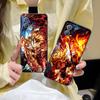 Demon Slayer Rengoku Phone Case for Huawei P60 P50 P40 P30 P20 P10 P9 P8 Pro Lite Plus Black Pretty Luxury Smartphone