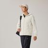 Skechers Lightweight Warm Windproof Hooded Short Down Jacket Men Outerwear Cotton-White P425M141-0074