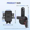 Auto Lock Car Monitor Phone Mount Screen Side Display Clip Holder for 4 To 7 Inch Smartphone Multi Angle Adjustable Brackets