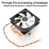 CPU Cooler   Down-Shot 4 Brass Heatpipe General Computer Fan (3pin without light)(Green )
