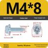 Grade 10.9 Galvanized Hex Flange Anti-slip Self-locking Triangular Thread Self-tapping Screw