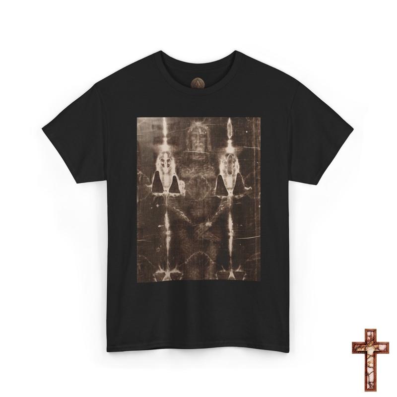 

Shroud of Turin Tee, Religious Unisex T-Shirt, Christian Apparel, Jesus Christ T-Shirt XL