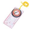 Map compass, cartographic plate compass, travel string, Father's Day