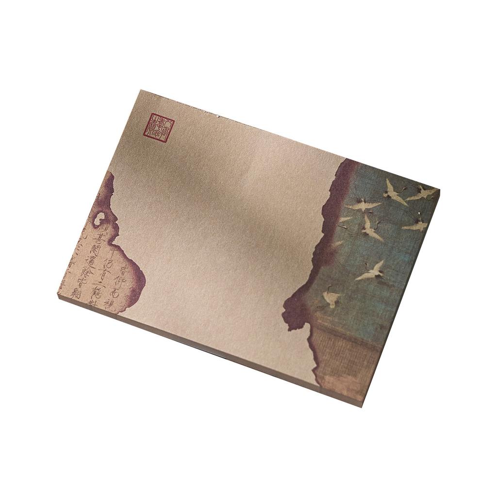 80 pcs Chinese style material paper Vintage brown Decorative Hand Account Diary Scrapbooking Background paper