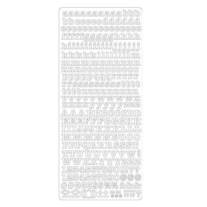 Alphabet Peel Off - GRAINE CREATIVE - Rose - 105x232 - Autocollants Décoratifs - Mixte
