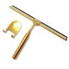 Squeegee for Windows, Water Vapor, Mirror Cabins with a Handle, Metal, Gold Hook