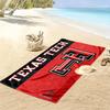Texas Tech Red Raiders Print Beach Towel, Large Soft Quick Dry Towel for Beach Camping Swimming