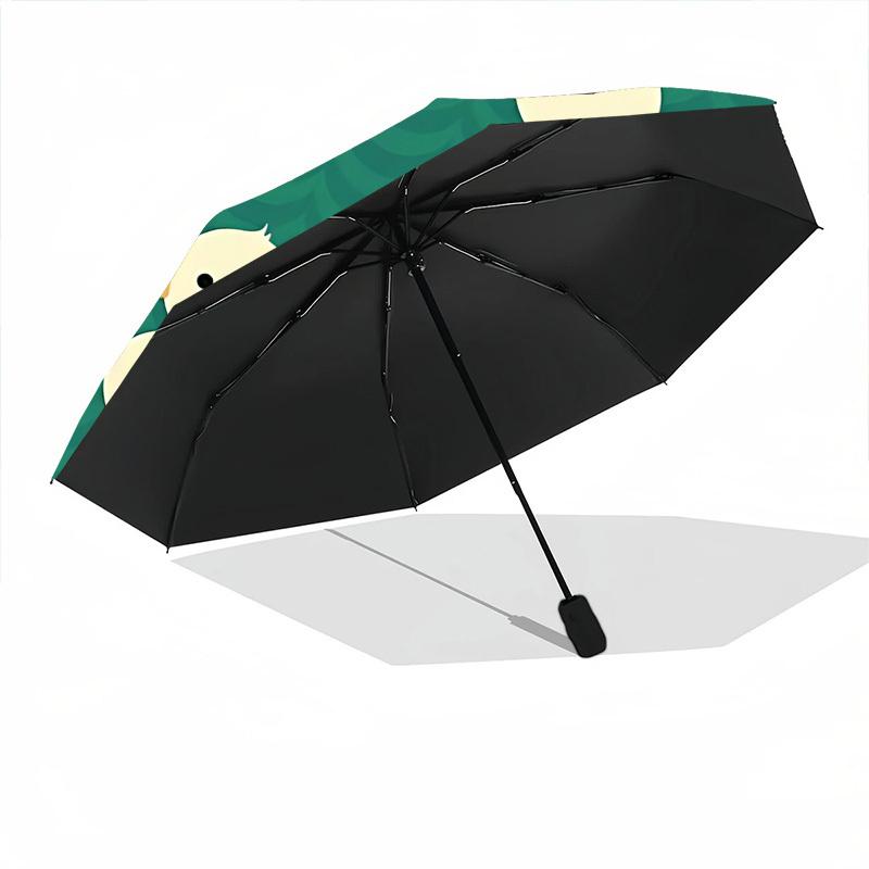 1pc Duck Pattern Automatic Open/Close Umbrella - Compact Travel Umbrella, Gift for Birthday, Yy251208118