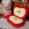 Cartoon Apple Seat Cushion Plush Toy Apple Throw Pillow Home Sofa Pillow Cushion Girl Soothing Puppet