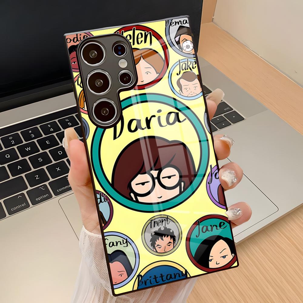 Anime Darias Phone Case For S25 Ultra Samsung S26 S24 Fe S22 S20 S23 21 Plus A54 A34 A53 A16 Glass Cover