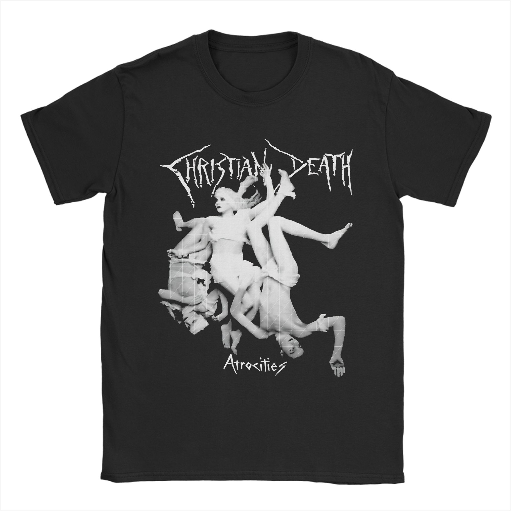 

Christian Death Atrocities рок-метал группа Мерч Мужская Женская Футболка Хлопковая Футболка Графическая Футболка Одежда 4XL
