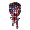 Fashionable  Print Work Cap, Casual Women's Ponytail Cap, Wash Cap, Baotou Cap